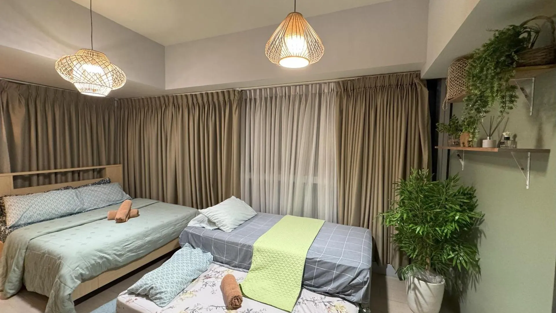 Apartmán Cozy 3 Bedroom In Uptown Parksuites - Near Mall, Restaurants And Supermarket Manila Filipíny